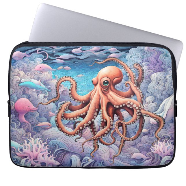Funda Para Portátil Octopus (Frente)