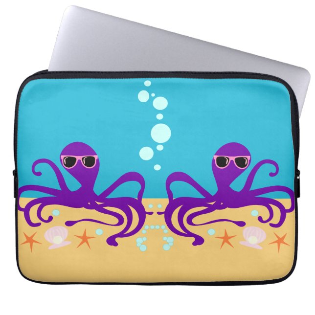 Funda Para Portátil Octopus de doble groovía (Frente)