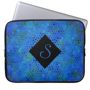 Funda Para Portátil Ocultar dinosaurio azul personalizado