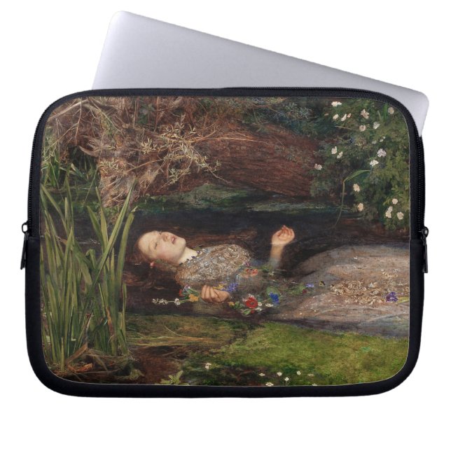 Funda Para Portátil Ofelia de John Everett Millais (Frente)
