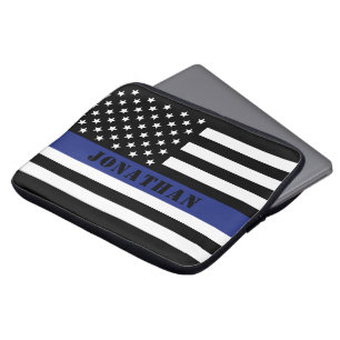 Funda Para Portátil Oficial De Policía personalizado Delgado Departame