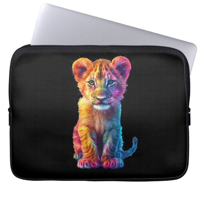 Funda Para Portátil Oh Bebé Cachorro de Gran Gato  (Frente)