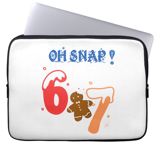 Funda Para Portátil Oh Snap Gingerbread 67 (Frente)