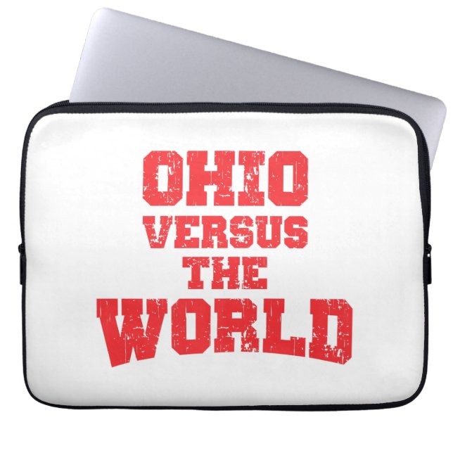 FUNDA PARA PORTÁTIL OHIO VERSUS THE WORLD (Frente)