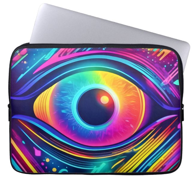 Funda Para Portátil Ojo Cósmico de los Sueños (Frente)