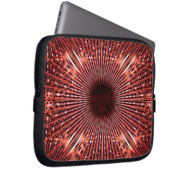Funda Para Portátil Ojo de aguja acrílico, tonos de coral