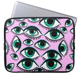 Funda Para Portátil Ojo de montaña. Icono de resumen. 