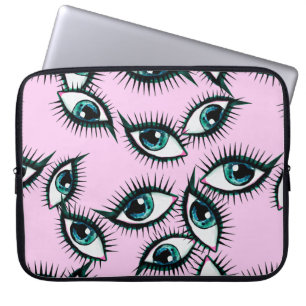 Funda Para Portátil Ojo de montaña. Icono de resumen. 