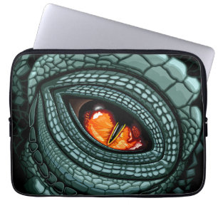 Funda Para Portátil Ojo de reptil depredador primitivo