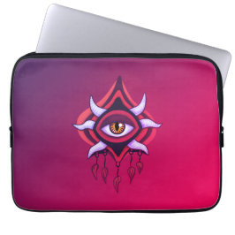 Funda Para Portátil Ojo Demonio de Vaporware - Gótico colorido