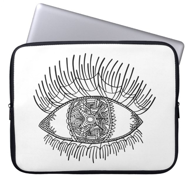 Funda Para Portátil Ojo inspirado (Frente)