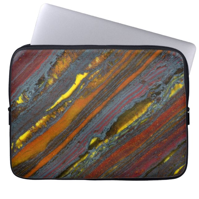 Funda Para Portátil Ojo tigre australiano a rayas (Frente)