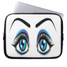 Ojos azules grandes