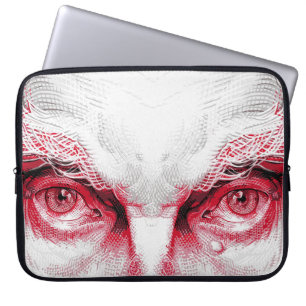 Funda Para Portátil Ojos del antiguo mal – Advertencia roja
