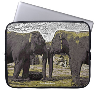 Funda Para Portátil Ojos elefantes