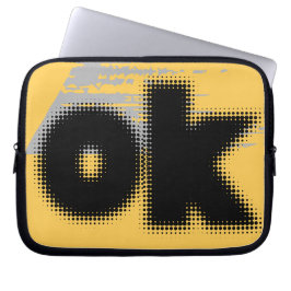 Funda Para Portátil OK Vibes - Simple & Bold"