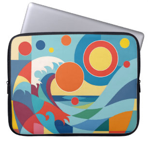 Funda Para Portátil Ola de Océano al Amanecer