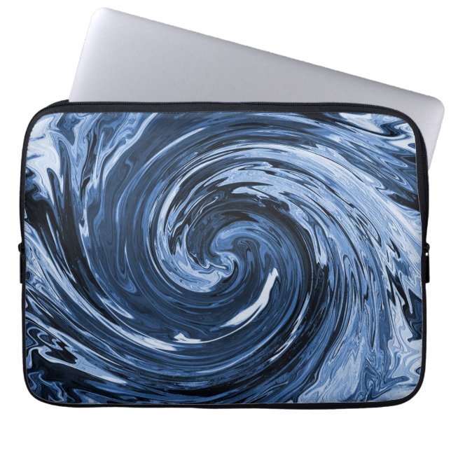 Funda Para Portátil Ola rizada y remolinada.... (Frente)