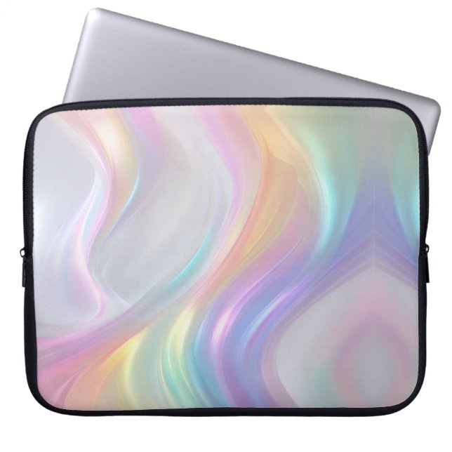 Funda Para Portátil Olas de Luz (Frente)