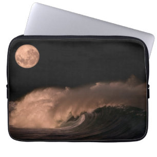 Funda Para Portátil Olas de tormenta del Pacífico Costa norte de Oah