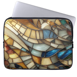 Funda Para Portátil Olas de Vidrio Teñido