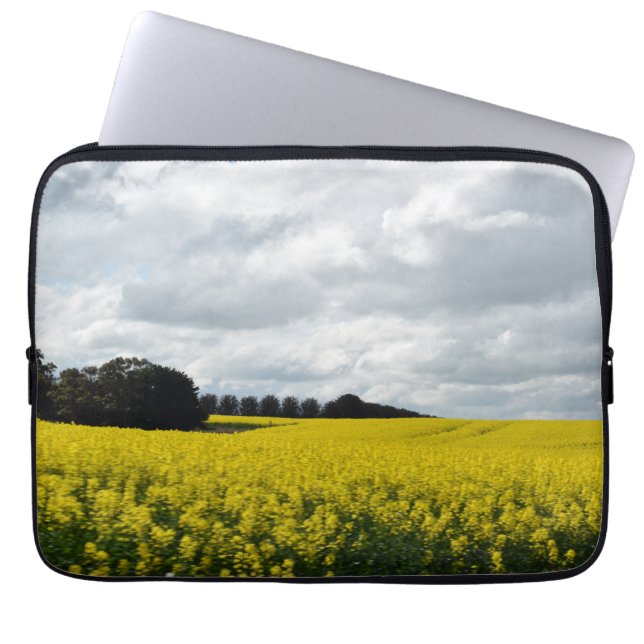 Funda Para Portátil Olas doradas de Streatham (Frente)