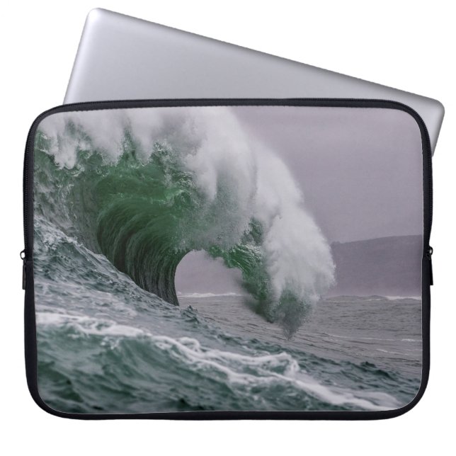 FUNDA PARA PORTÁTIL OLAS MARINAS (Frente)