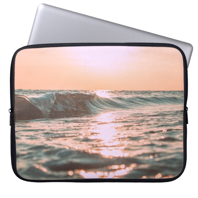 FUNDA PARA PORTÁTIL OLAS OCEÁNICAS (Frente)