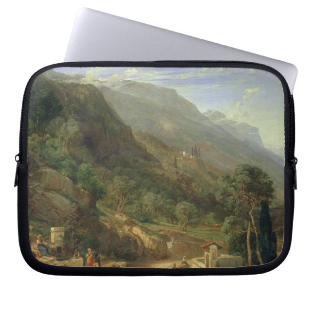 Funda Para Portátil Olivares en Varenna, lago Como, Italia, 1861 (o (Frente)