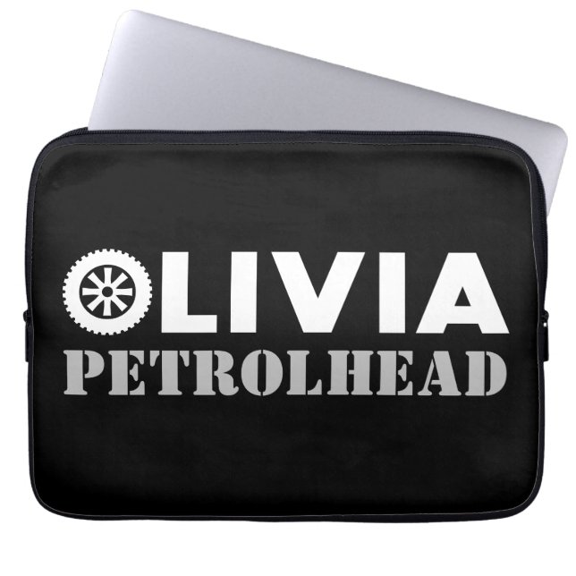 Funda Para Portátil Olivia Petrol Head (Frente)