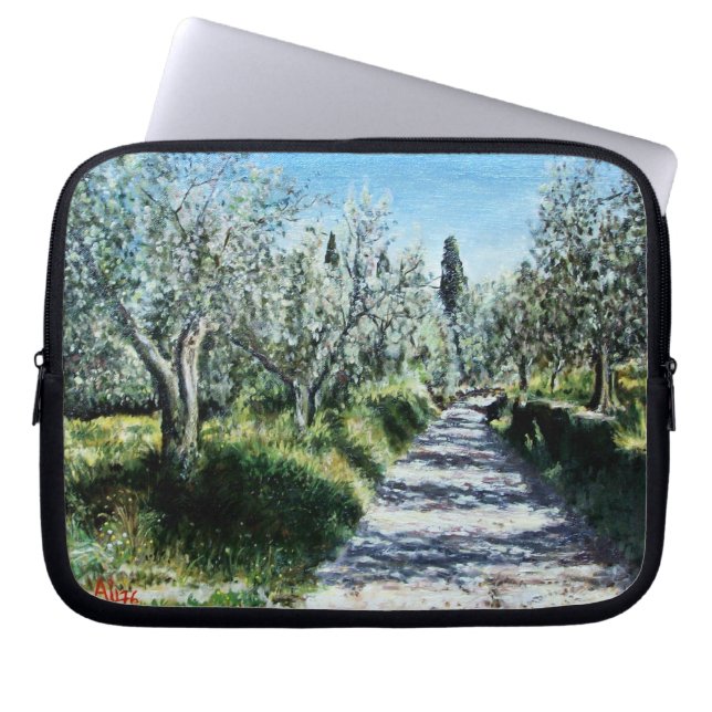 FUNDA PARA PORTÁTIL OLIVOS EN RIMAGGIO TUSCANY (Frente)