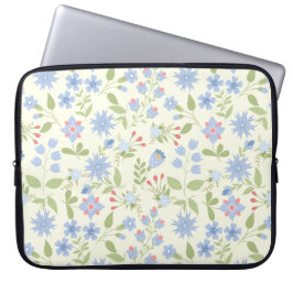 Funda Para Portátil Olvídenme y flores de maíz