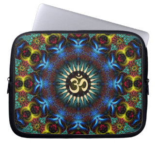 Funda Para Portátil OM Floral Fractal Mandala Notebook