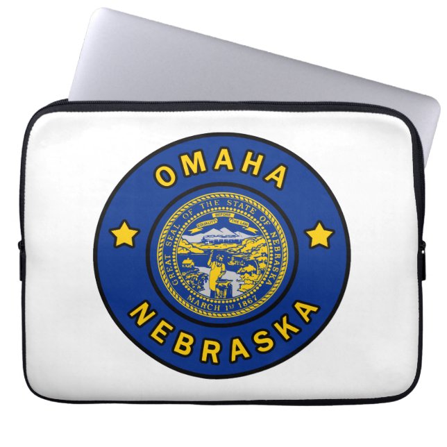 Funda Para Portátil Omaha Nebraska (Frente)