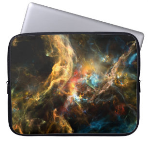 Funda Para Portátil Once Upon a Space series. Diseño abstracto hecho d