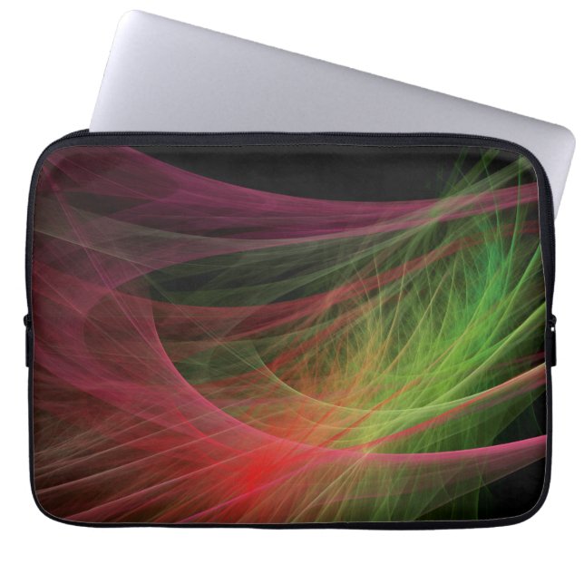 Funda Para Portátil Onda espacial (Frente)