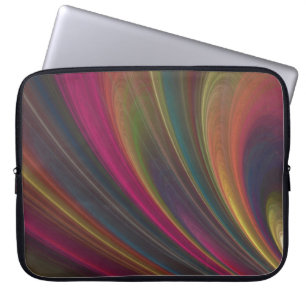 Funda Para Portátil Ondas de arena suaves coloridas