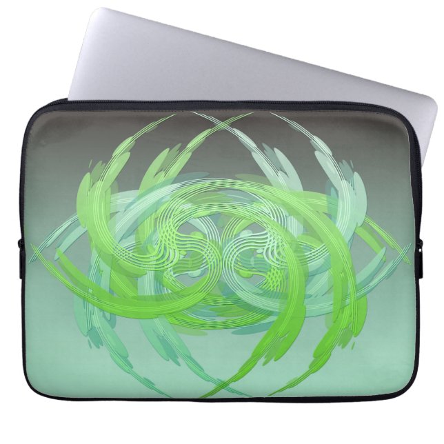 Funda Para Portátil Ondas en Swirls (Frente)