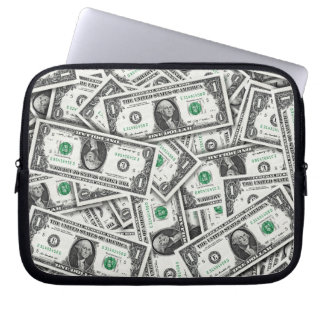 Funda Para Portátil One Dollar Bill Pattern