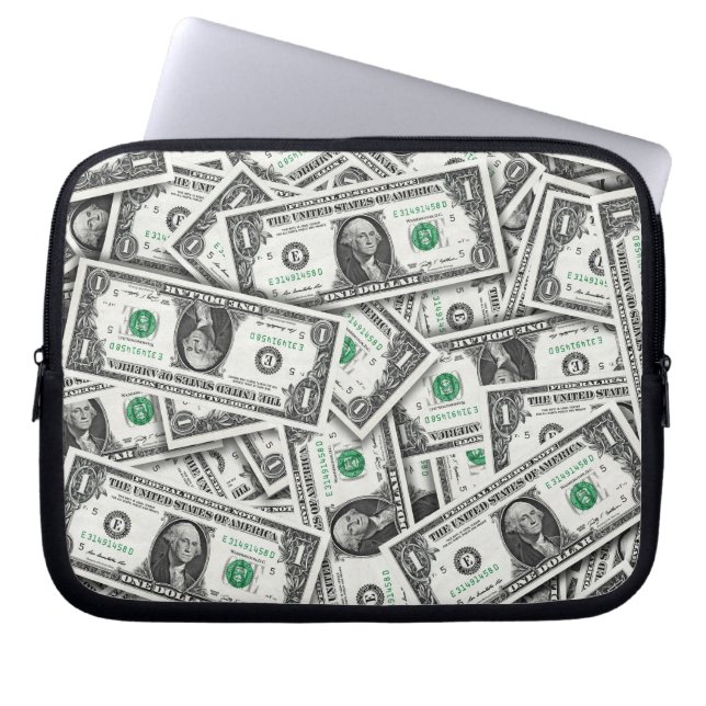 Funda Para Portátil One Dollar Bill Pattern (Frente)