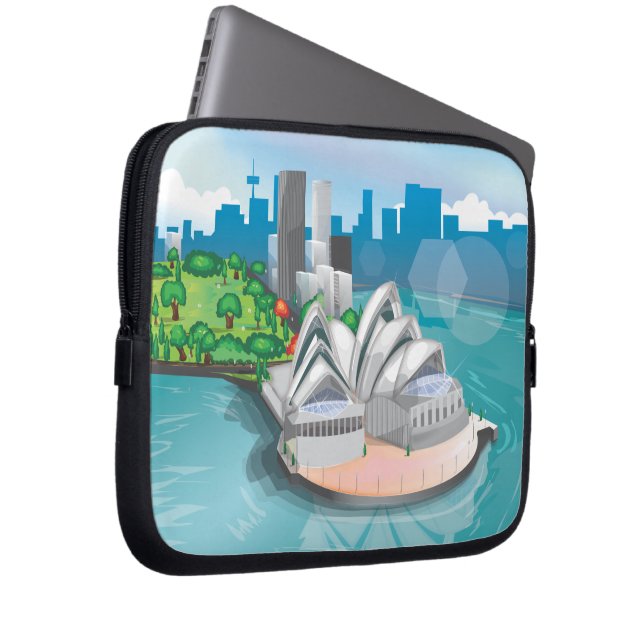 Funda Para Portátil Ópera de Sidney (Anverso derecho)