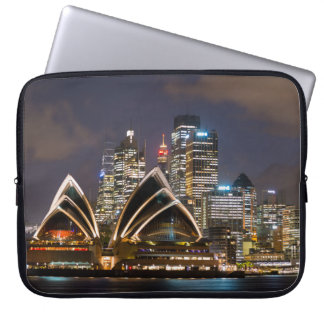 Funda Para Portátil Ópera y ciudad de Sydney de noche, Australia