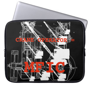 Funda Para Portátil Operador de grúa = MFIC VINTAGE CRAWLER CRANR