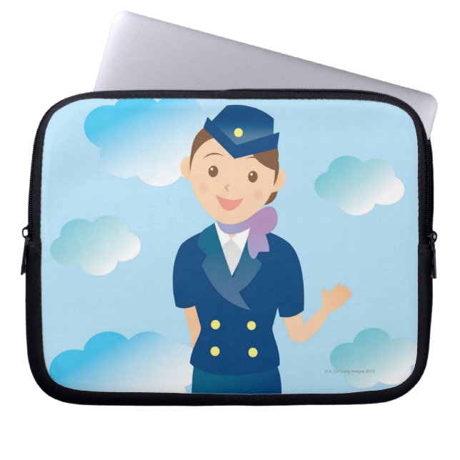 Funda Para Portátil Operador de vuelo (Frente)