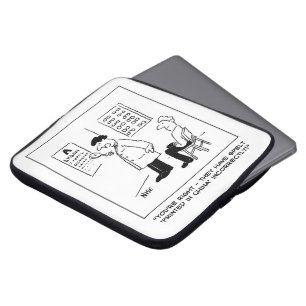 Funda Para Portátil Optician verifica la ortografía de la pared óptica