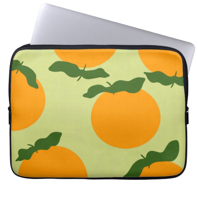 Funda Para Portátil Orange pattern design (Frente)