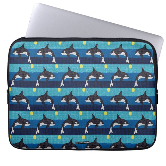 Funda Para Portátil Orca (pattern) - Laptop Sleeve (Frente)