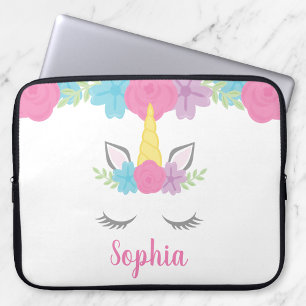 Funda Para Portátil Ordenador portátil personalizado cara floral del