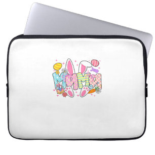 Funda Para Portátil Orejas de conejito de Pascua Mama Lazo Coquette Co