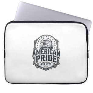Funda Para Portátil Orgullo Americano Águila Camiseta Patriótica Vinta